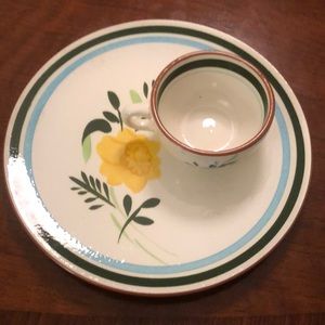 Stangl set of plates with matching tea cups - 4